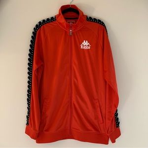 Kappa  222  Men Ref Banda Anniston Logo Taped Track Jacket Full Zip Size XL.